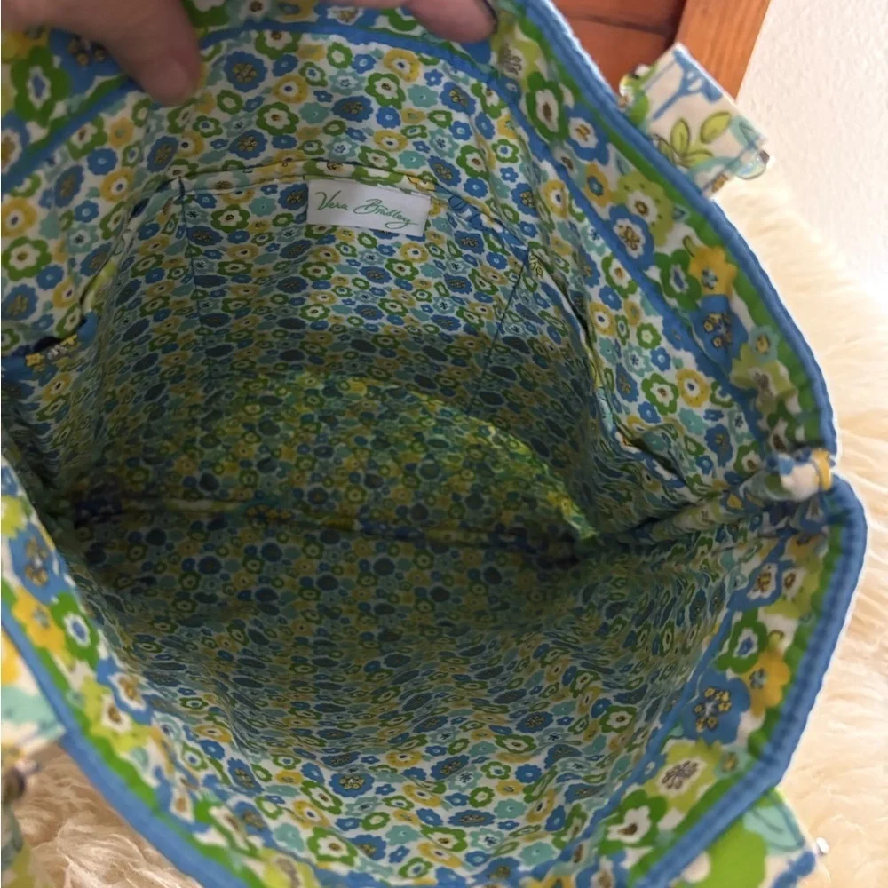 Vera Bradley Set/2 ‘English Meadow’ Floral Tote Bag and Kisslock Shoulder Bag